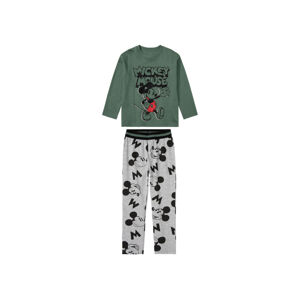 Chlapčenské pyžamo (98/104, zelená/sivá/Mickey)