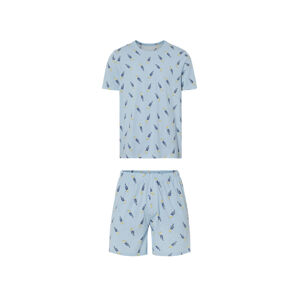 LIVERGY® Pánske krátke pyžamo (M (48/50), vtáci)