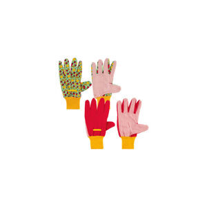 PARKSIDE® Záhradné rukavice, 2 páry (6, červená/pestrofarebné ovocie)