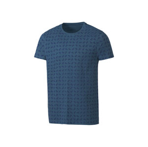 Pánske bavlnené tričko (S (44/46), vzor/navy modrá)