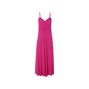 esmara® Dámske plisované šaty (S (36/38), ružová/vzor)