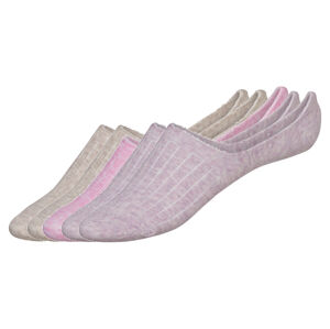 esmara® Dámske členkové ponožky, 5 párov (35/38, béžová/bledoružová/fialová)