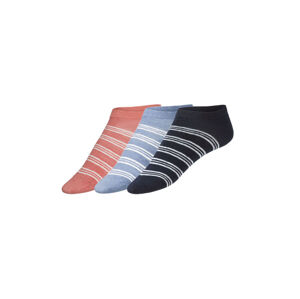 ESMARA® Dámske ľanové ponožky, 3 páry (35/38, ružová/biela)