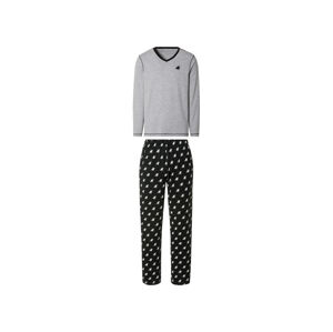 LIVERGY® Pánske pyžamo (XL (56/58), sivá/čierna)