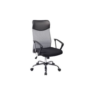 Eshopist Kancelárska stolička Q-025 šedo/čierna